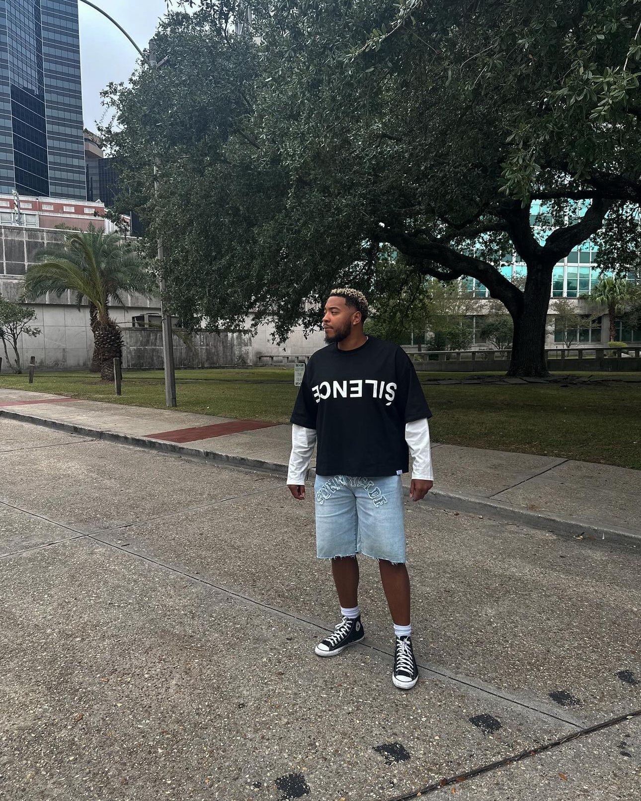 DENIM JORTS
